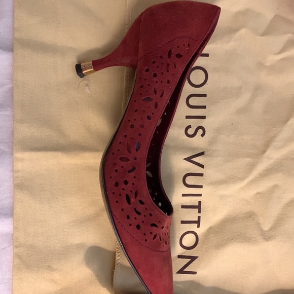 Louis Vuitton suede pumps - Picture 4 of 9
